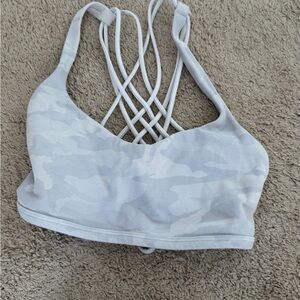 Women's Strappy Sports Bra - White